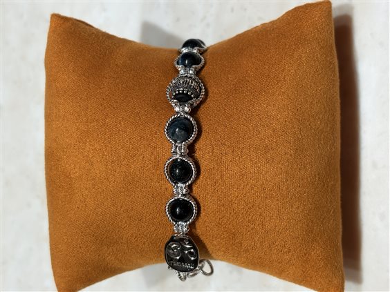 Armband Tamashii Celebration in Halbedelsteine Occhio di falco BHS925-245 - BHS925-245